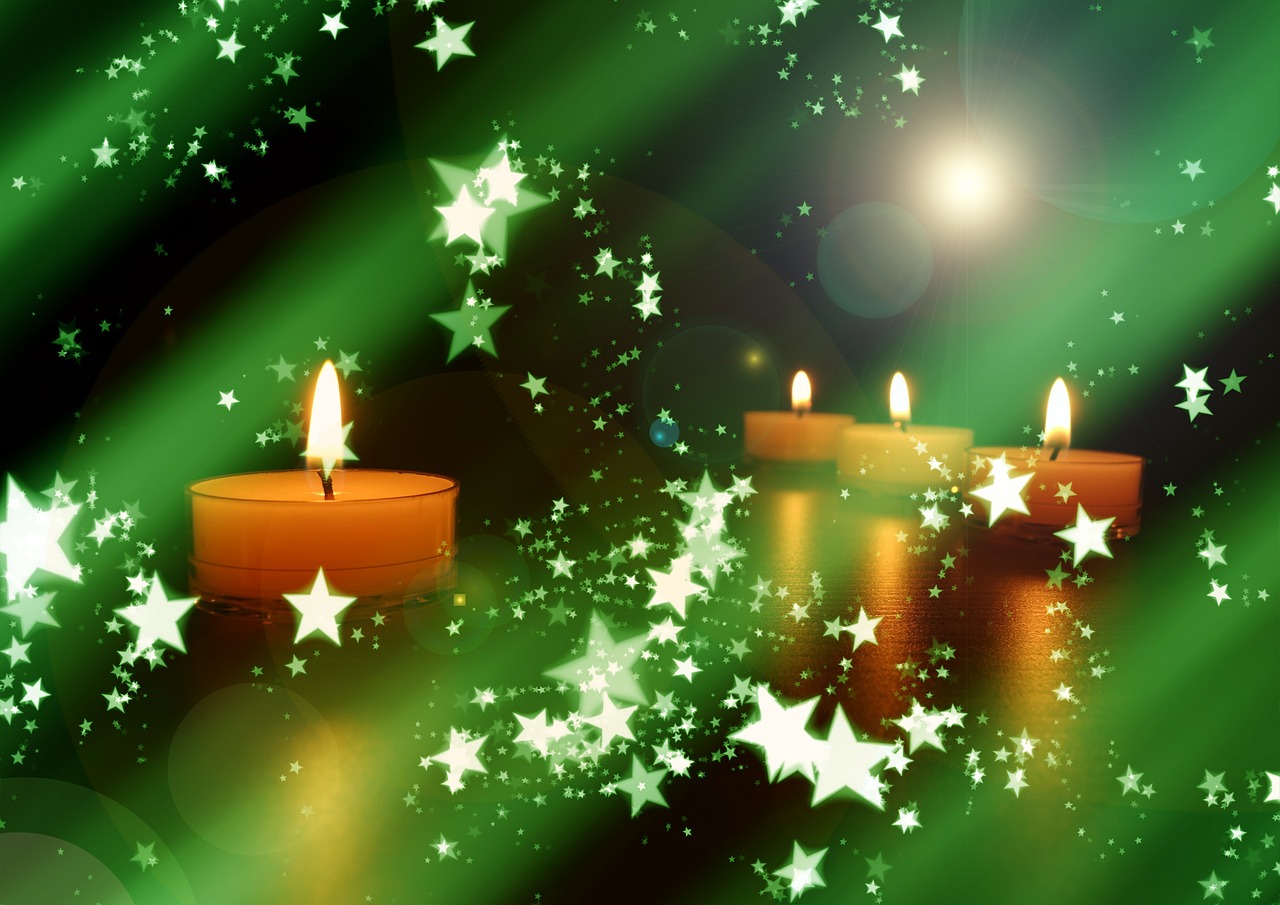 Žvakės, Žvaigždė, Kalėdos, Festivalis, Atvirukas, Žvakių Šviesa, Šviesa, Vaškas, Žvakidė, Wick