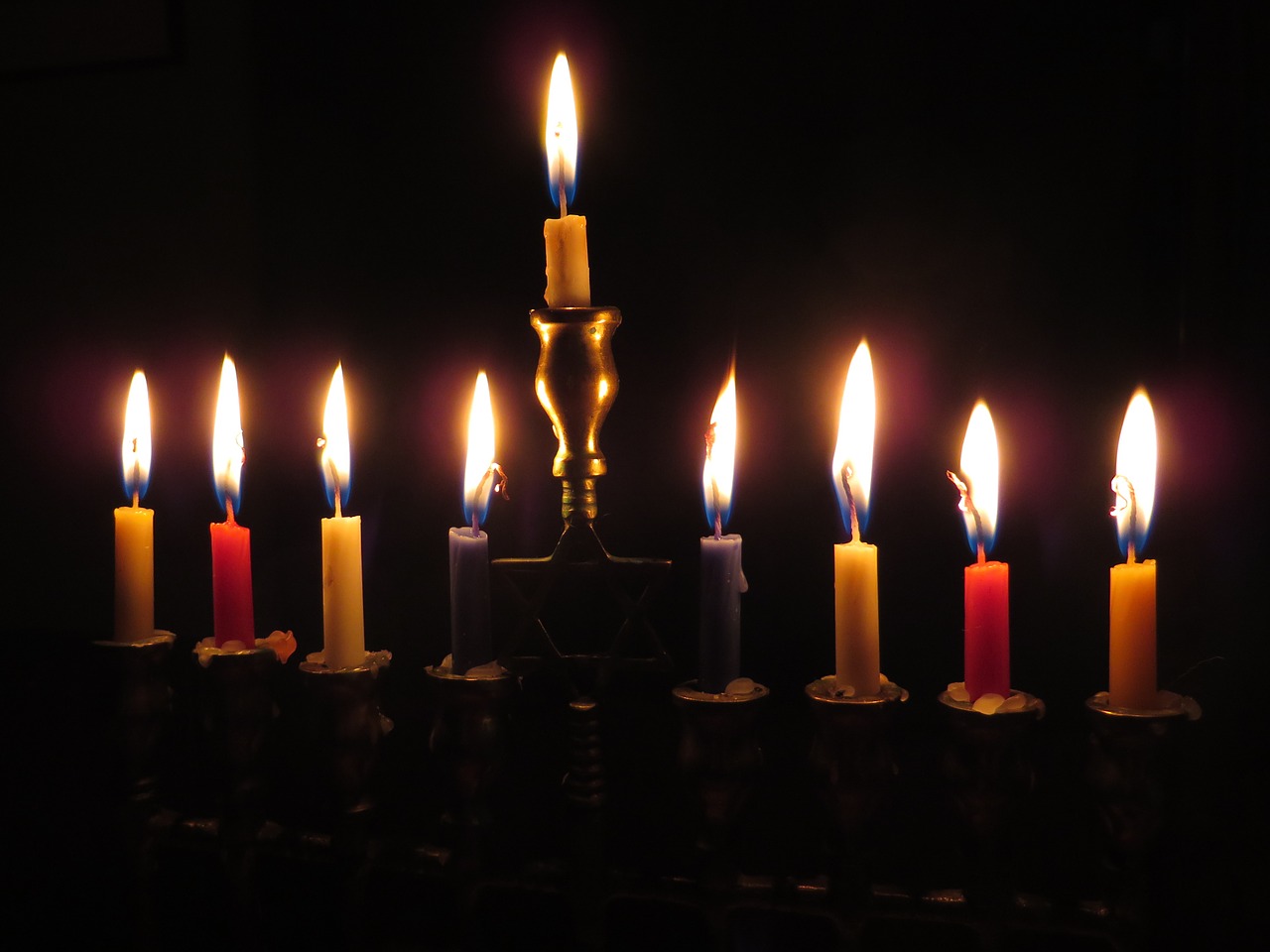 Žvakės, Menorah, Šviesa, Hanukkah, Šventė, Festivalis, Tradicija, Deginimas, Candelabrum, Chanukah