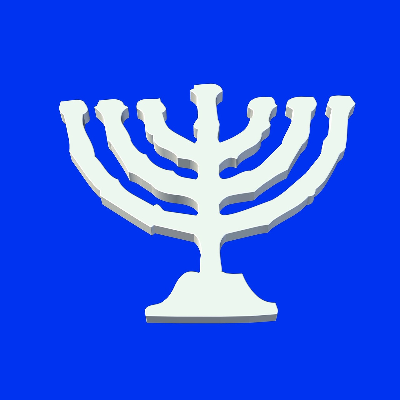 Žvakidė, Yarmulke, Menorah, Religija, Izraelis, Judaizmas, Simbolis, Piktograma, Forma, Plytelės