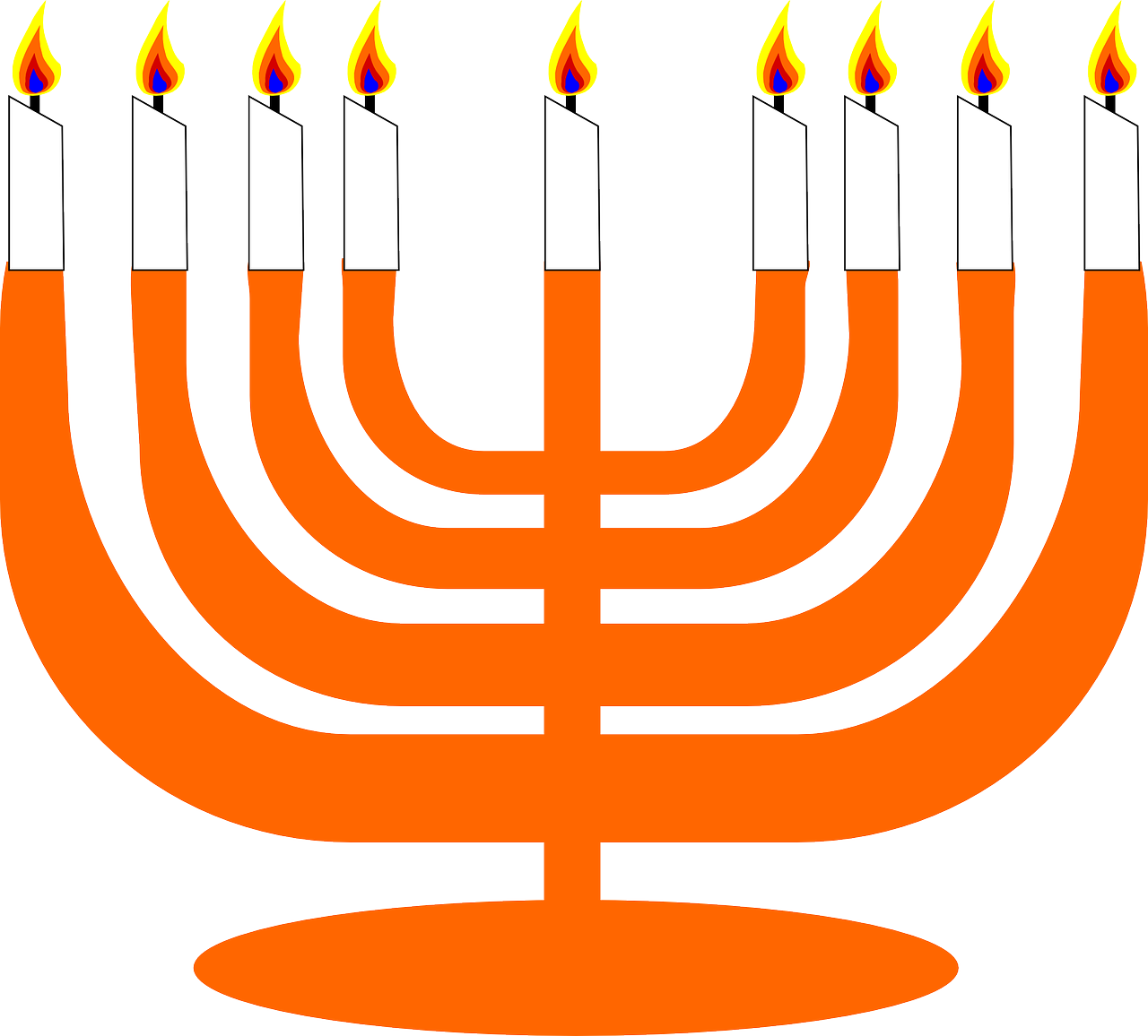 Žvakidės Laikiklis, Žvakidė, Žvakidė, Žvakės, Hanukkah, Hebrajis, Jėzus, Judaizmas, Menorah, Religija
