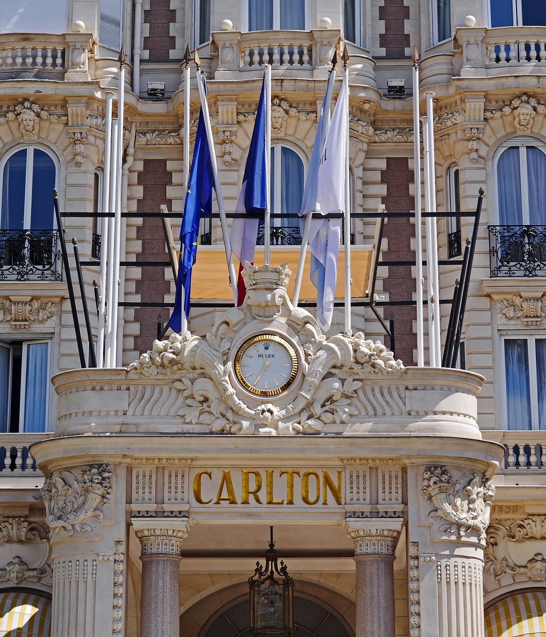 Cannes, Viešbučio Įėjimas, Daugialypis, Vėliavos, Tarpkontinentinis, Croisette, Prabangus, Carlton, Côte Dazur, Viduržemio Jūros