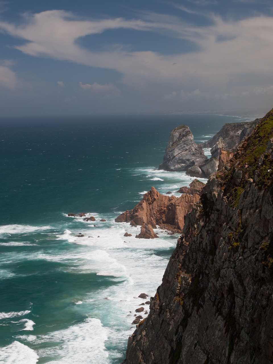 Cape Roca, Viršūnė, Portugal, Vandenynas, Uolos, Akmenys, Nemokamos Nuotraukos,  Nemokama Licenzija