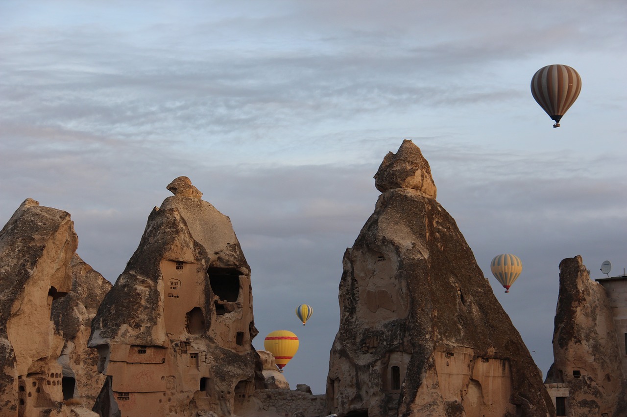 Cappadocia, Turkija, Panoraminiai Vaizdai, Gamta, Kraštovaizdis, Rutulys, Kelionė, Nemokamos Nuotraukos,  Nemokama Licenzija