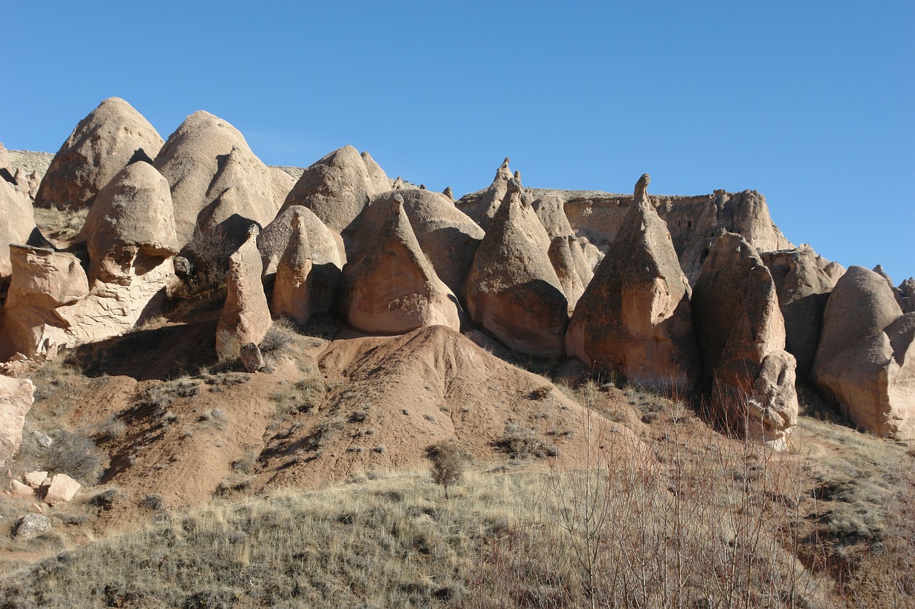 Cappadocia, Erozija, Turkija, Geologija, Anatolija, Kelionė, Kraštovaizdis, Slėnis, Geologinis, Formavimas