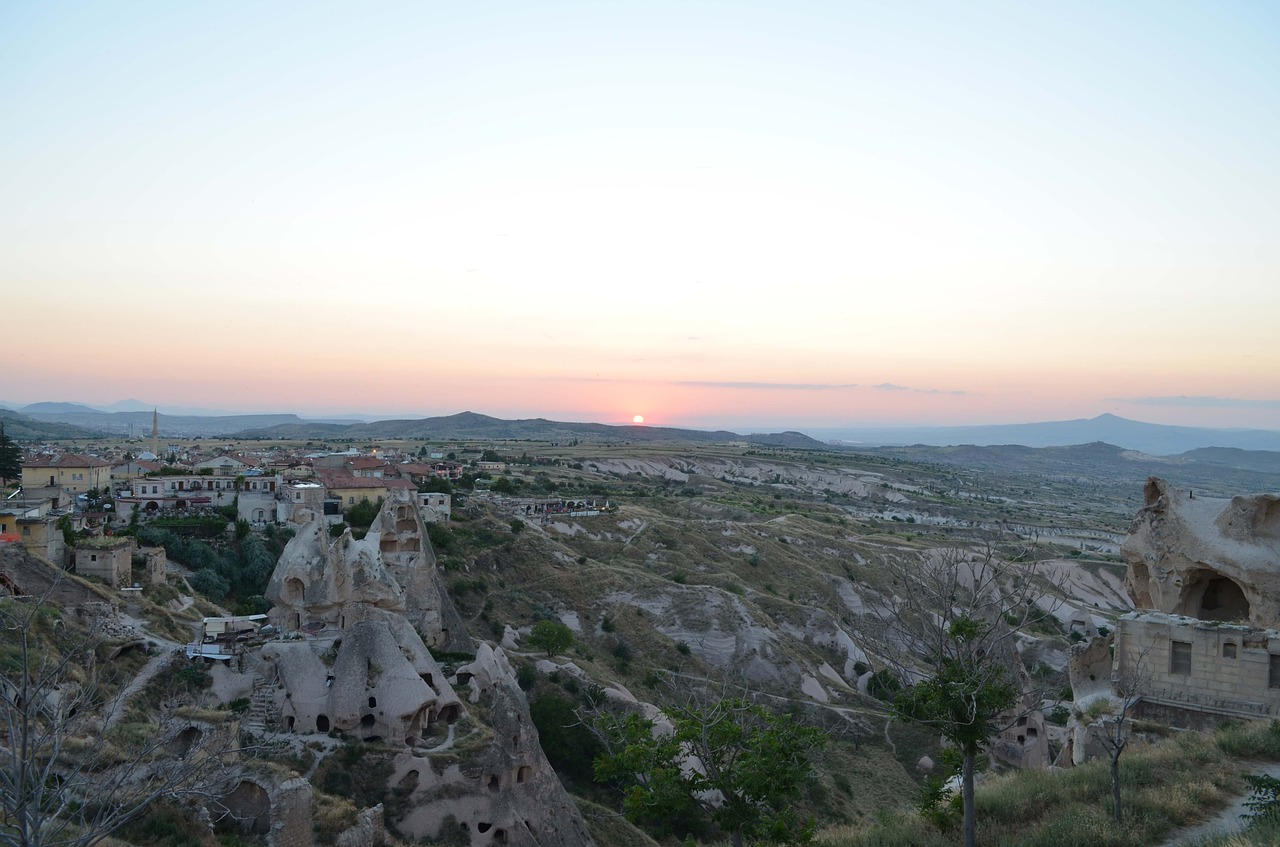 Cappadocia, Saulėlydis, Nevsehir, Turkija, Nemokamos Nuotraukos,  Nemokama Licenzija