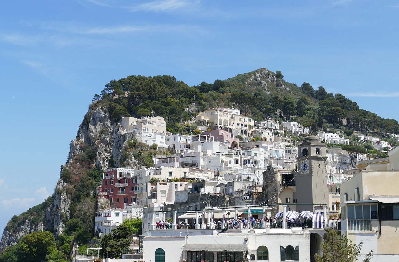 Capri,  Italija,  Pakrantės,  Viduržemio Jūros,  Sala,  Atostogos,  Pobūdį,  Rokas,  Panorama,  Kraštovaizdis