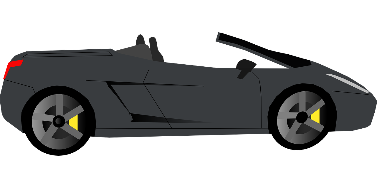 Automobilis, Transporto Priemonė, Sportinė Mašina, Juoda, Nemokama Vektorinė Grafika, Nemokamos Nuotraukos,  Nemokama Licenzija