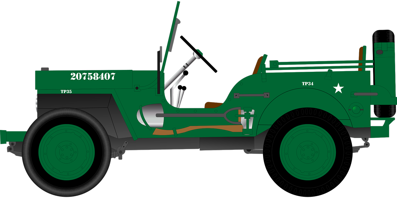 Automobilis, Istorinis, Transportas, Ww 2, Usa, Nemokama Vektorinė Grafika, Nemokamos Nuotraukos,  Nemokama Licenzija