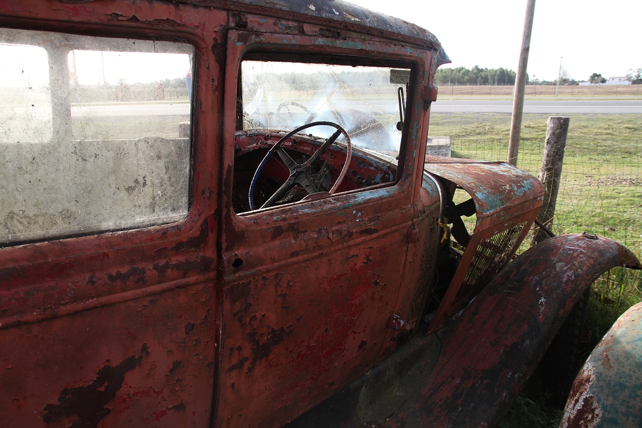 Automobilis, Senas, Apleisti, Seni Automobiliai, Vintage, Nemokamos Nuotraukos,  Nemokama Licenzija