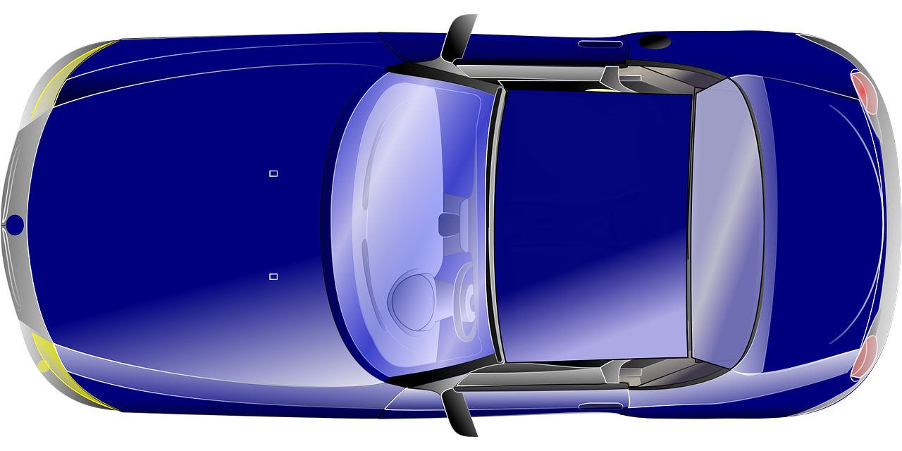 Automobilis, Gabenimas, Transporto Priemonė, Vaizdas Iš Viršaus, Stogas, Mėlynas, Nemokama Vektorinė Grafika, Nemokamos Nuotraukos,  Nemokama Licenzija