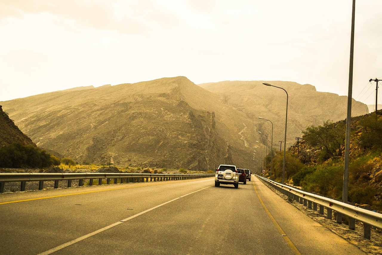 Automobilis, Gatvė, Kelionė, Oman, Nizwa, Jebel Akhdar, Nemokamos Nuotraukos,  Nemokama Licenzija