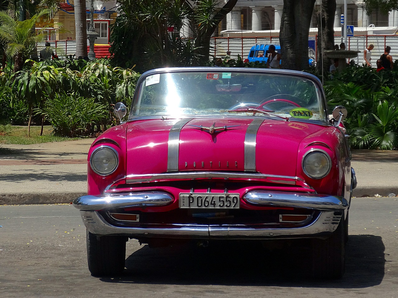 Automobilis, Retro, Rožinis, Kuba, Nemokamos Nuotraukos,  Nemokama Licenzija