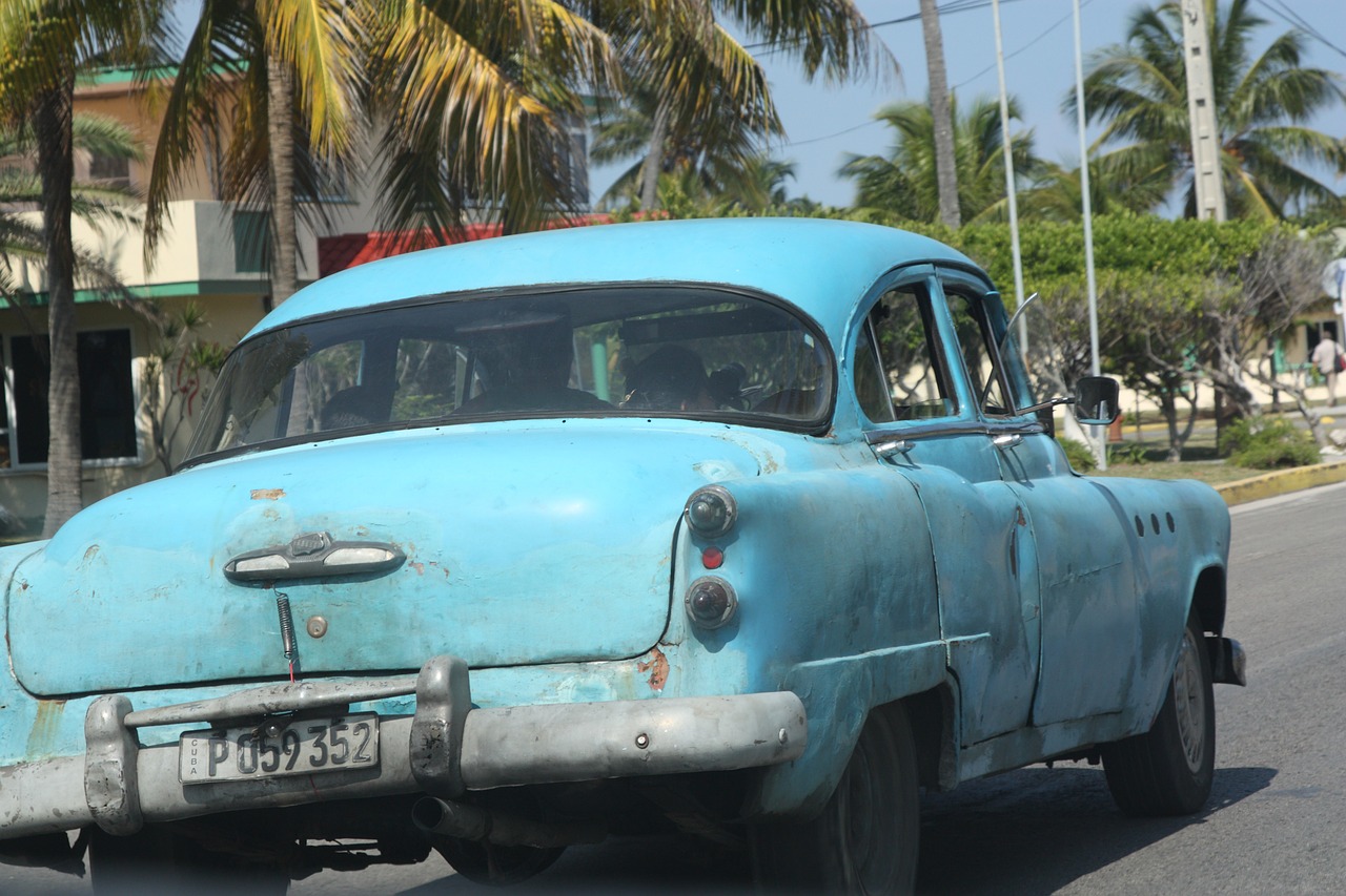 Automobilis, Kuba, Havana, Oldsmobile, Nemokamos Nuotraukos,  Nemokama Licenzija