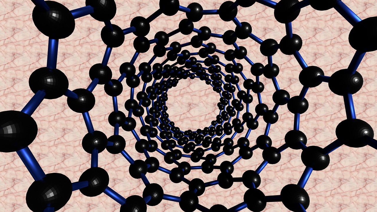 Anglies Nanotube, Bucky, Grafenas, Struktūra, Atominė, Anglies, Fulerenas, 3D, Švietimas, Buckminster