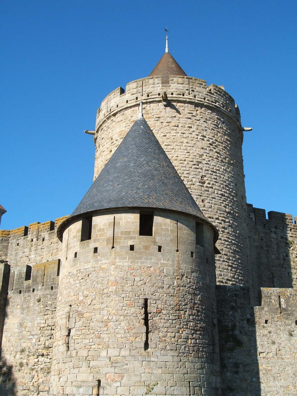Carcassonne, France, Pilis, Nemokamos Nuotraukos,  Nemokama Licenzija