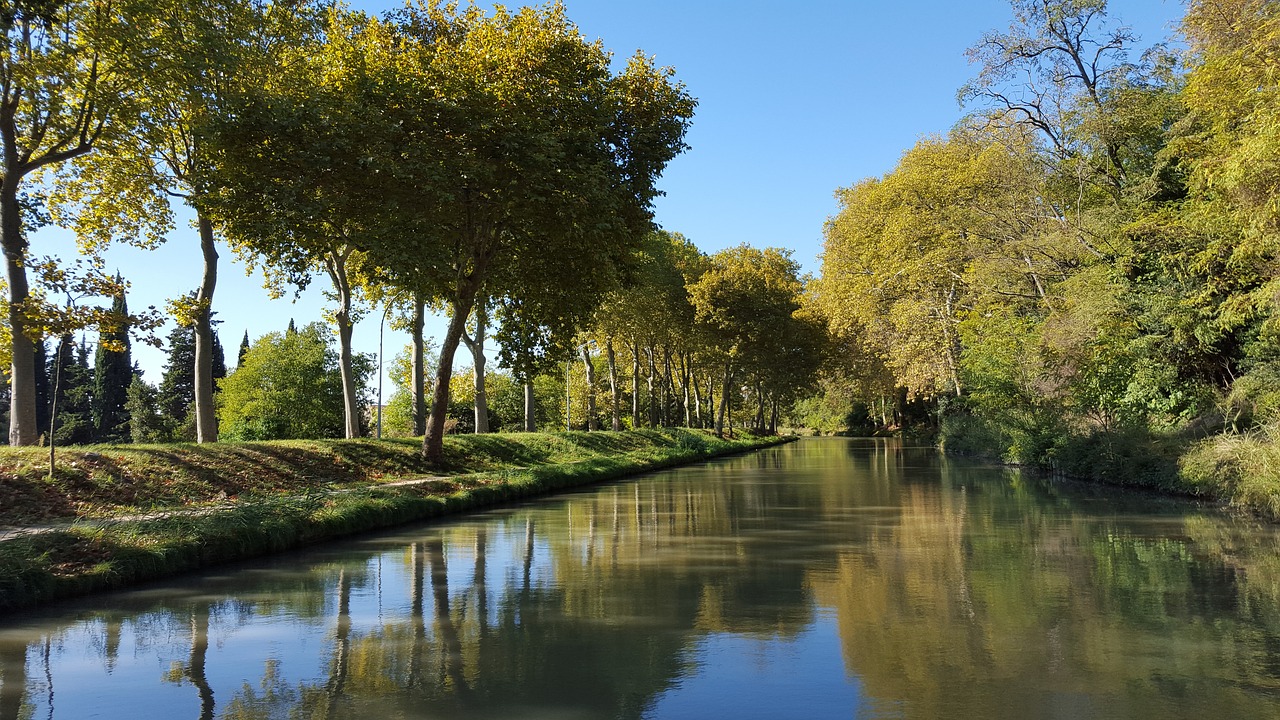 Carcassonne, France, Midi Kanalas, Nemokamos Nuotraukos,  Nemokama Licenzija