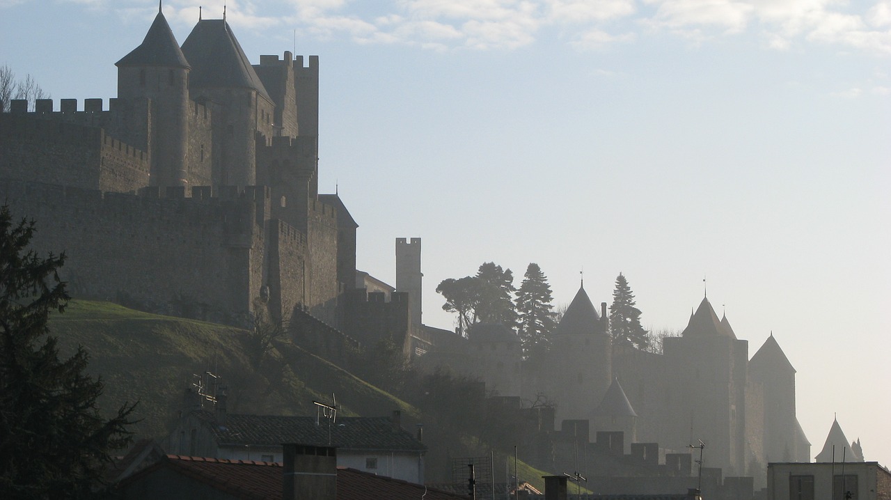 Carcassonne, Pilis, France, Viduramžių, Nemokamos Nuotraukos,  Nemokama Licenzija