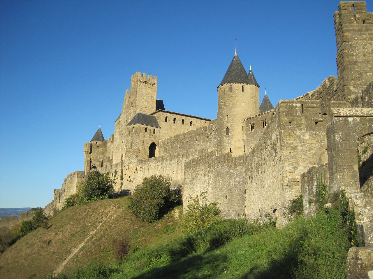 Carcassonne, Miestas, Viduramžių Miestas, Viduramžių Pilis, France, Nemokamos Nuotraukos,  Nemokama Licenzija