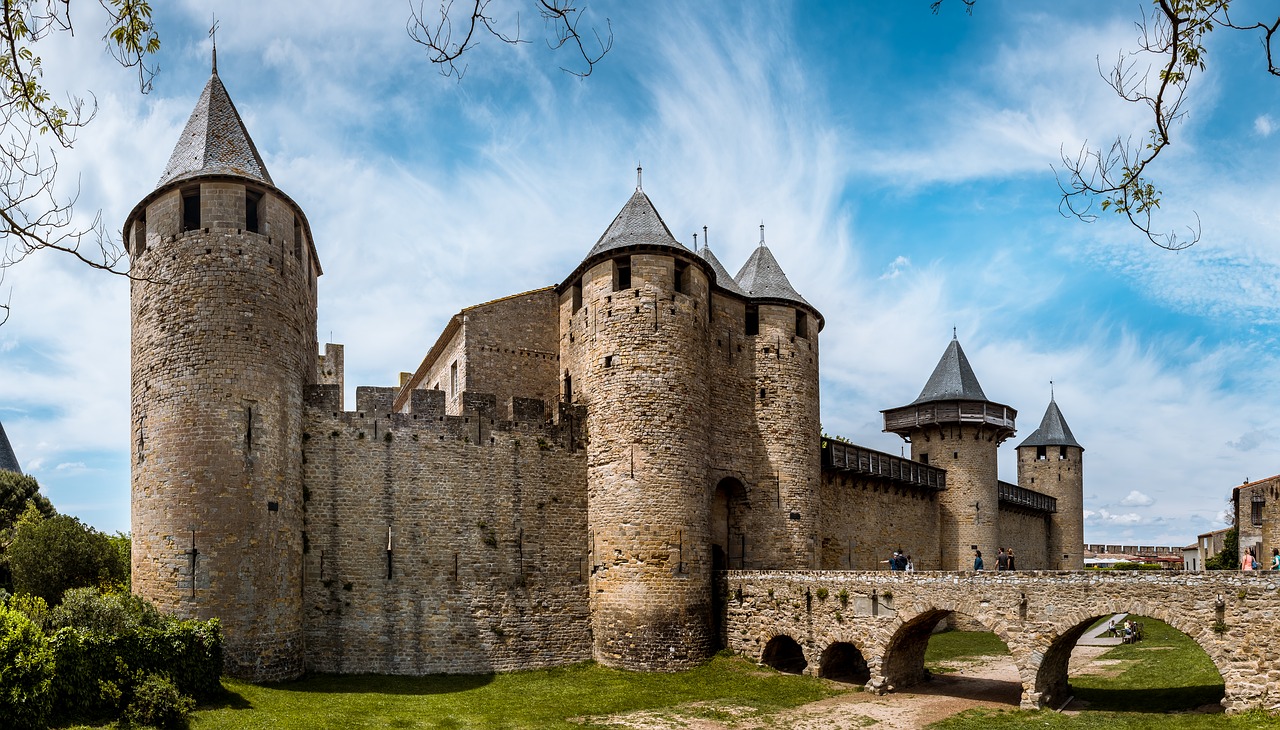 Carcassonne,  Prancūzija,  Turizmas,  Senovės,  Kelionė,  Miestas,  Pilis,  Bokštas,  Akmuo,  Viduramžių