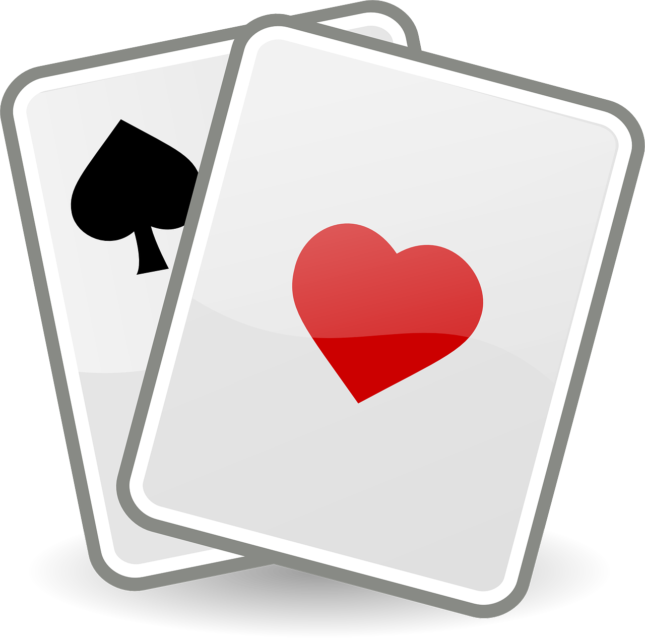 Kortelės, Pokeris, Žaidimas, Širdis, Lova, Piktograma, Simbolis, Raudona, Klubas, Žaisti