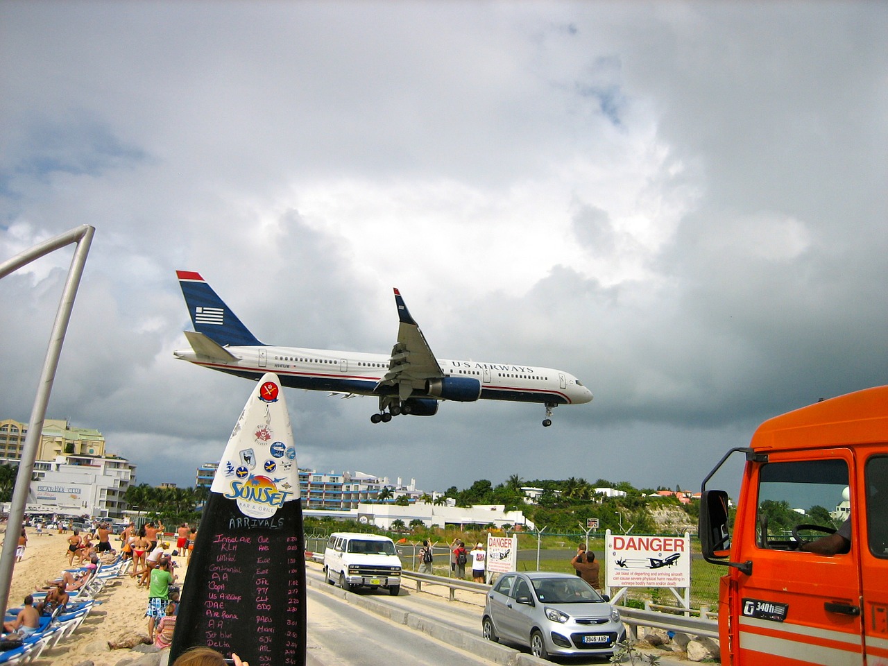 Karibai, St Maarten, Orlaivis, Nemokamos Nuotraukos,  Nemokama Licenzija