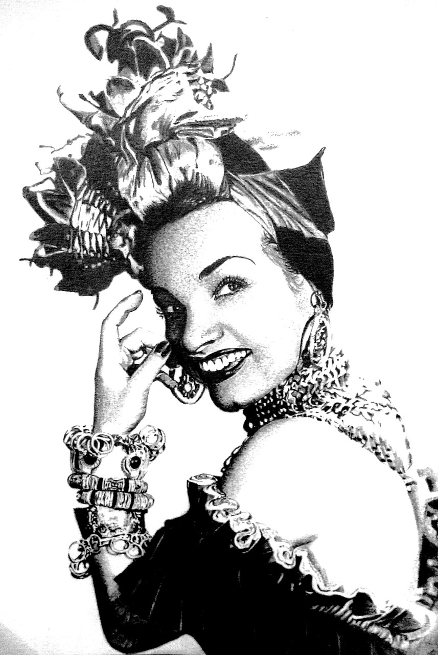 Carmen Miranda, Dainininkė, Brasileira, Žinomas, Roreli, Moteris, Garsenybė, Grožis, Brazilija, Veidas