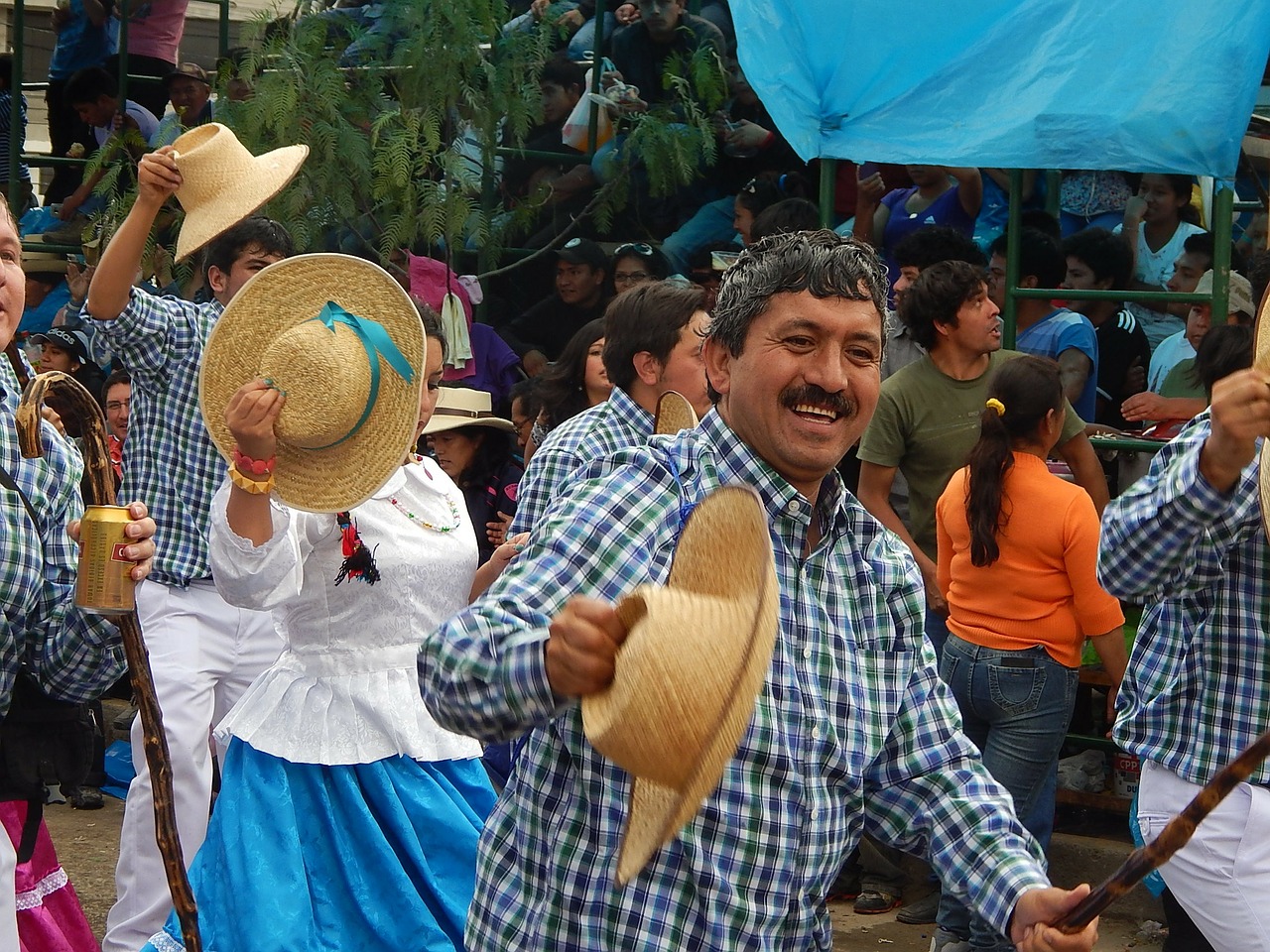 Karnavalas, Cajamarca, Peru, Vyrai, Skrybėlę, Festivalis, Paradas, Šventė, Šventė, Švesti