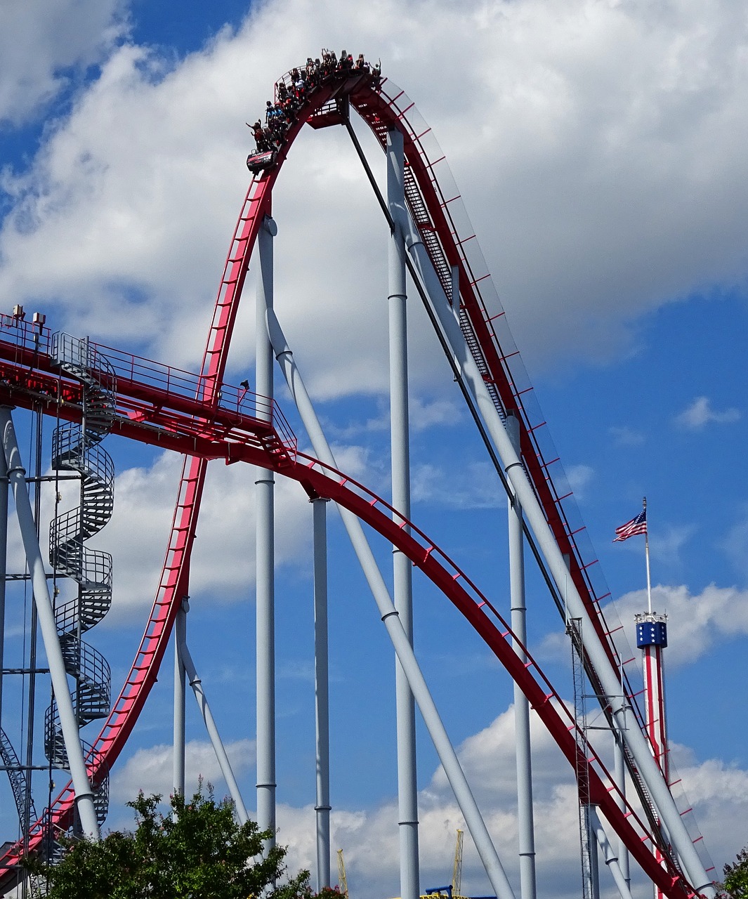 Carowinds, Volas, Coaster, Pramogos, Parkas, Važiuoja, Kalneliai, Karolina, Charlotte, Nemokamos Nuotraukos