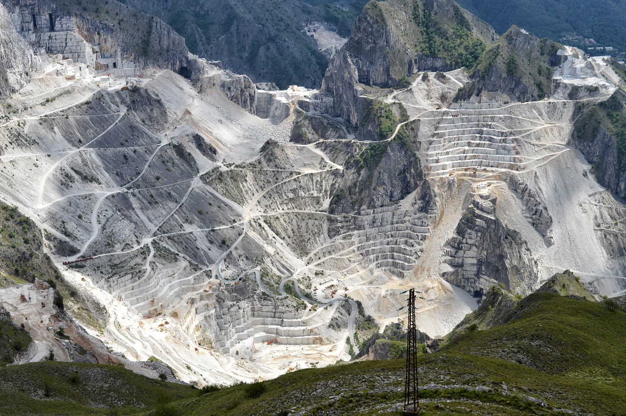 Carrara, Marmuras, Urvas, Alpės, Apuane, Toskana, Italy, Kalnas, Nemokamos Nuotraukos,  Nemokama Licenzija