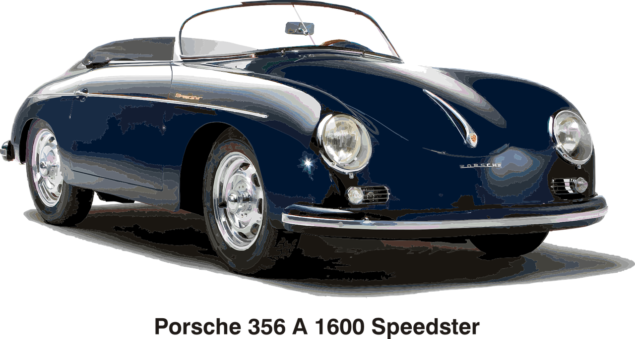 Automobiliai, Porsche, Speedster, Nemokama Vektorinė Grafika, Nemokamos Nuotraukos,  Nemokama Licenzija