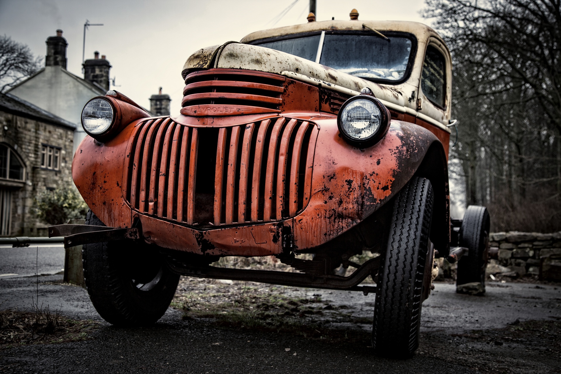 1946,  Automatinis,  Automobilis,  Automobiliai,  Chevrolet,  Paimti,  Senas,  Rūdys,  Eksterjeras,  Automobilis