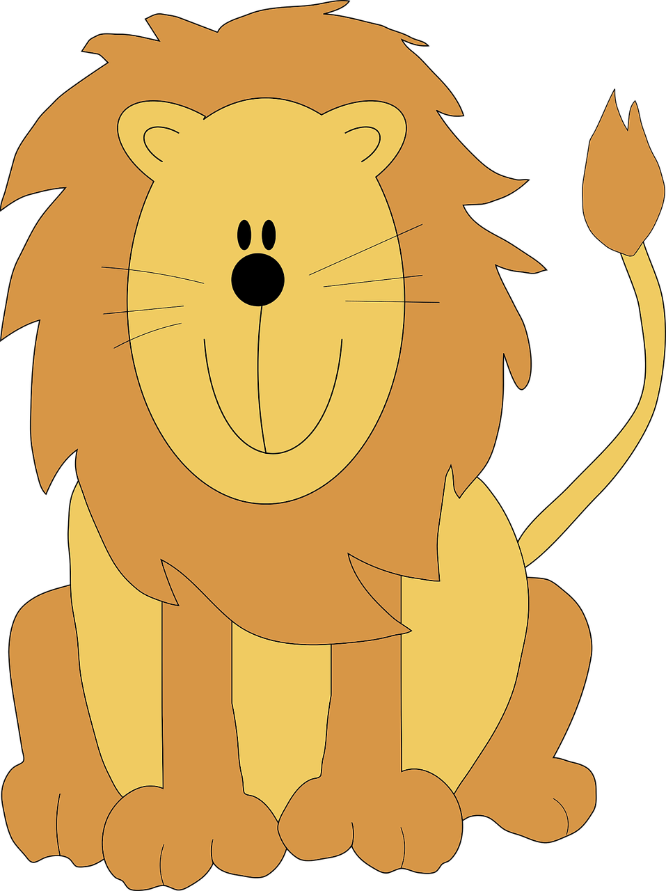 Animacinis Filmas, Katė, Kačių, Džiunglių Karalius, Liūtas, Nemokama Vektorinė Grafika, Nemokamos Nuotraukos,  Nemokama Licenzija