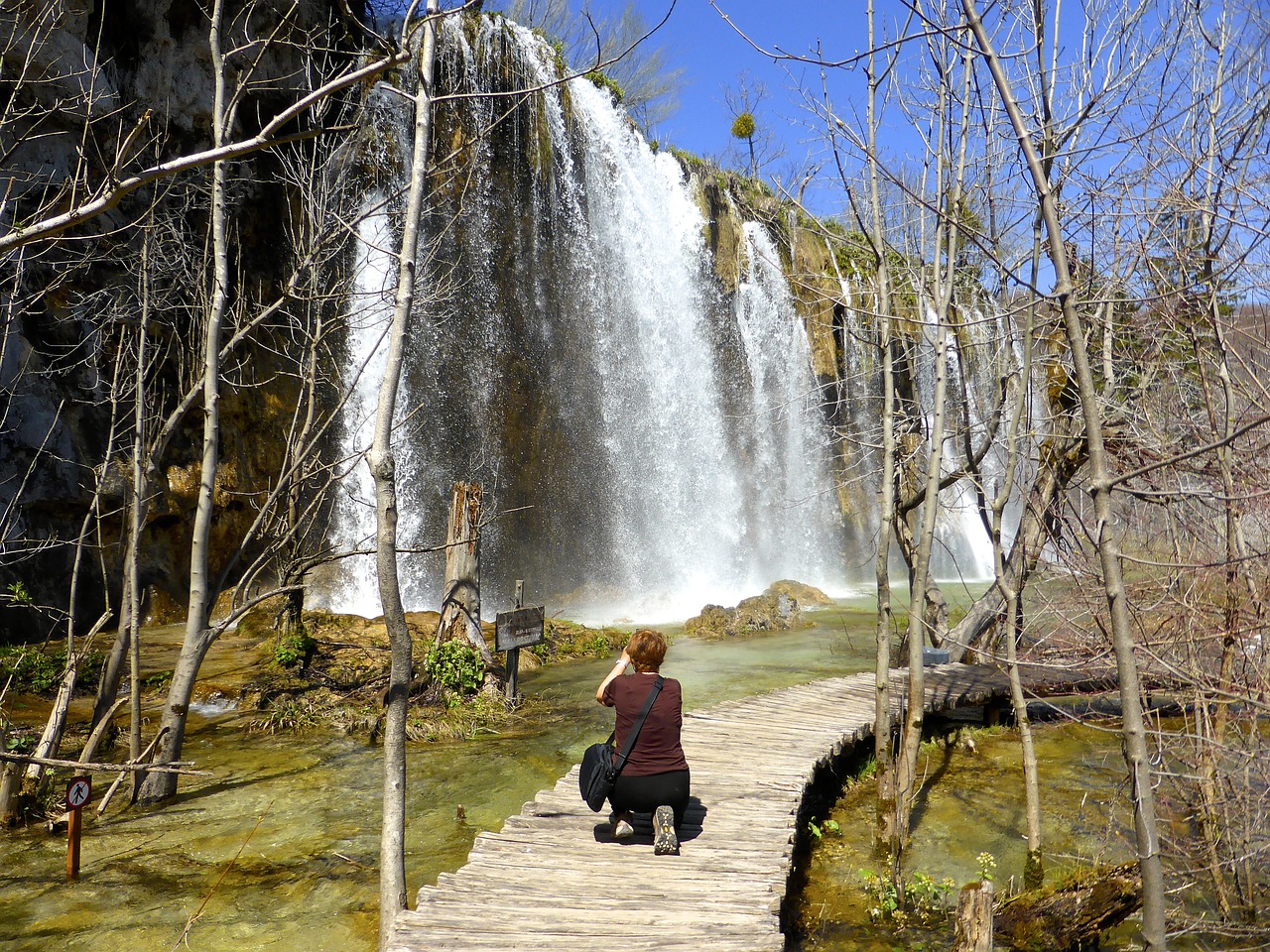 Kaskados, Plitvice Ežerai, Kroatija, Krioklys, Teka, Natūralus, Parkas, Gamta, Aplinka, Srautas