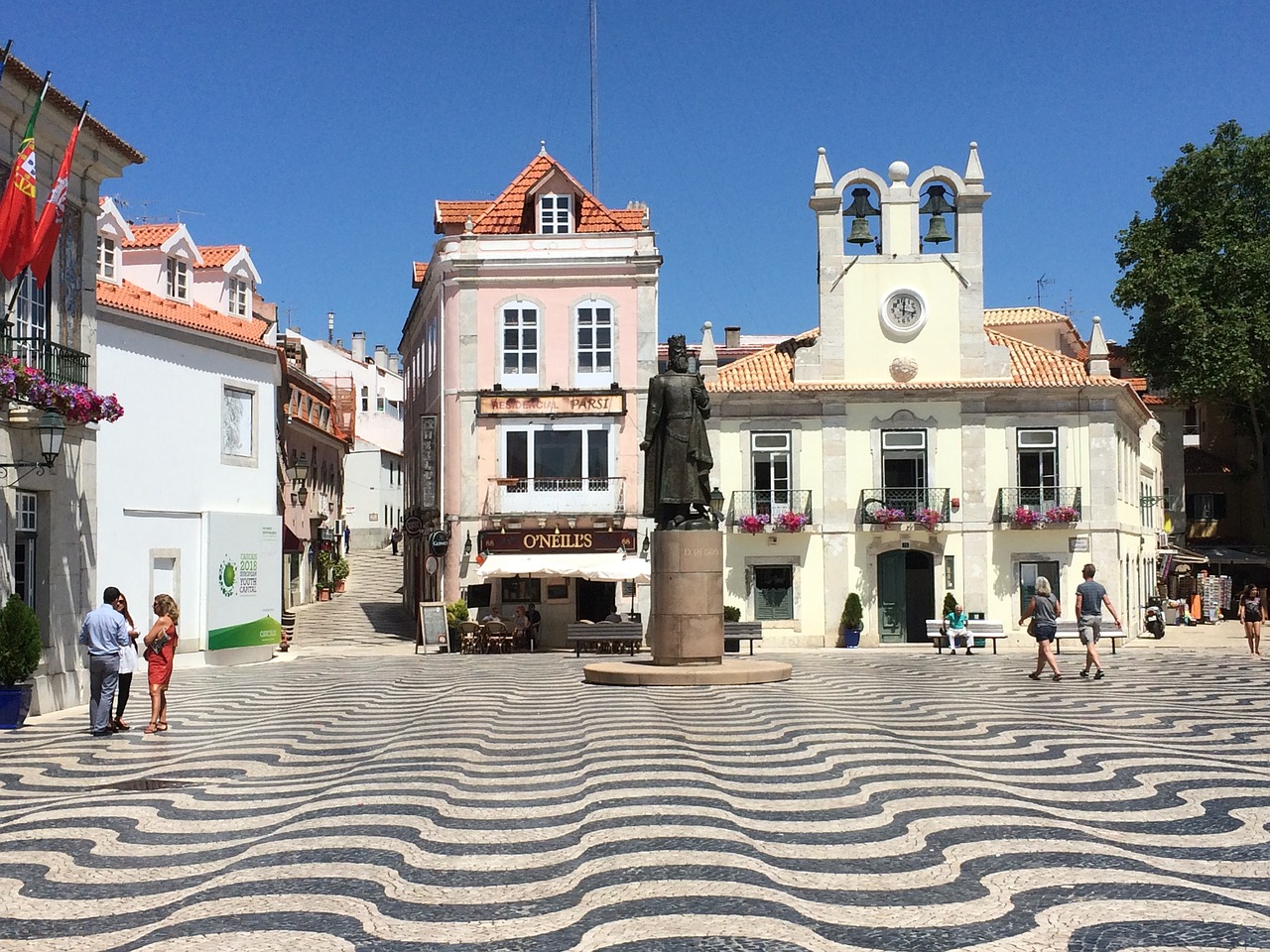 Cascais, Portugal, Banga, Namai, Statula, Nemokamos Nuotraukos,  Nemokama Licenzija