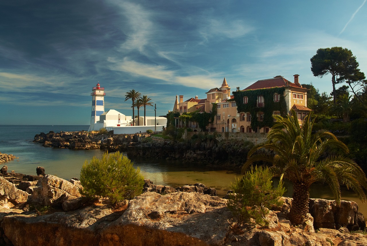 Cascais, Portugal, Papludimys, Kranto, Vanduo, Kraštovaizdis, Europa, Turizmas, Lisbonas, Kelionė