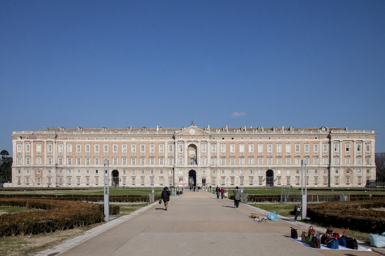 Caserta, Rūmai, Vanvitelli, Italy, Architektūra, Karališkasis, Europa, Reggija, Kelionė, Senovės