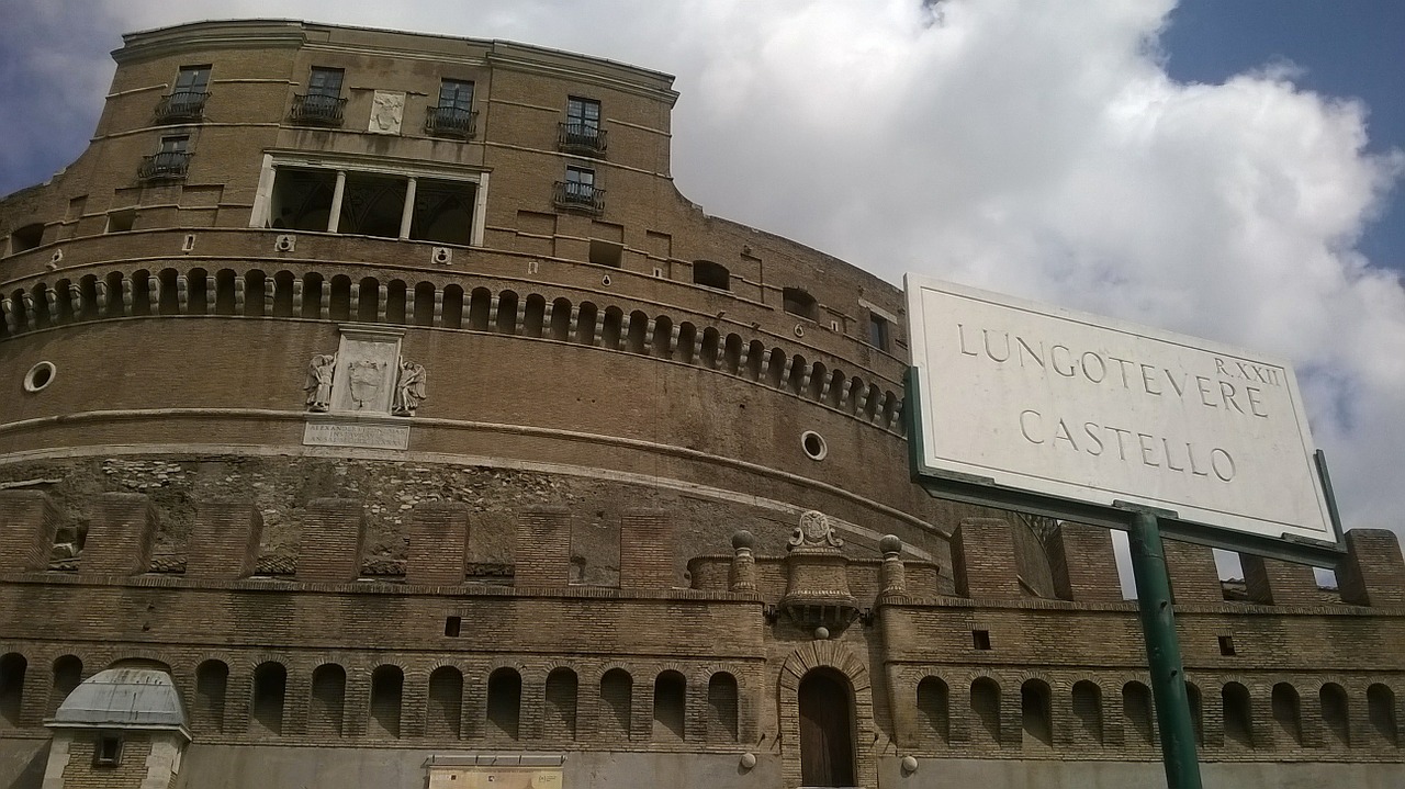 Castel Santangelo, Roma, Tiber, Tibro Pilis, Vatikanas, Nemokamos Nuotraukos,  Nemokama Licenzija