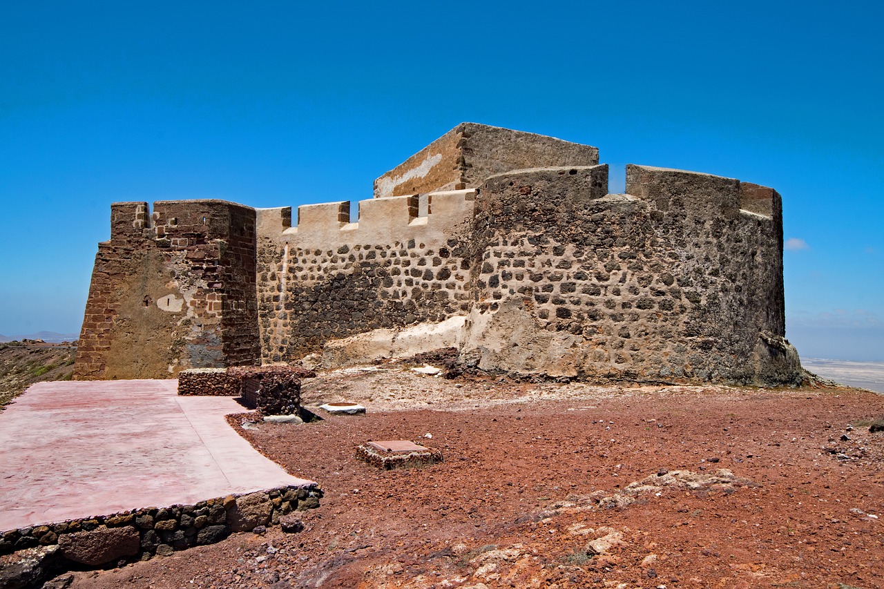 Castillo De Santa Barbara, Teguise, Lanzarote, Kanarų Salos, Ispanija, Afrika, Lankytinos Vietos, Fortas, Pilis, Muziejus