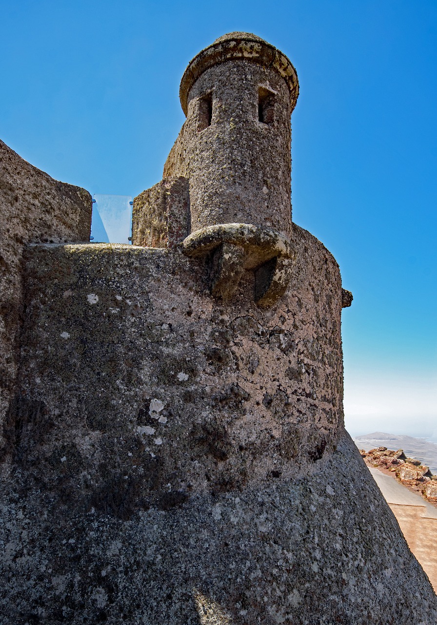 Castillo De Santa Barbara, Teguise, Lanzarote, Kanarų Salos, Ispanija, Afrika, Lankytinos Vietos, Fortas, Pilis, Muziejus