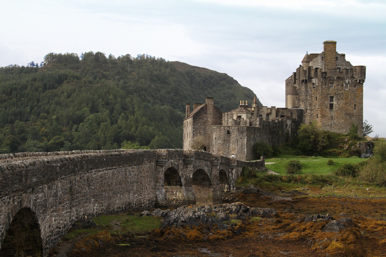 Pilis, Eilean Donan Pilis, Senovės, Viduramžių, Highlands, Škotija, Nemokamos Nuotraukos,  Nemokama Licenzija