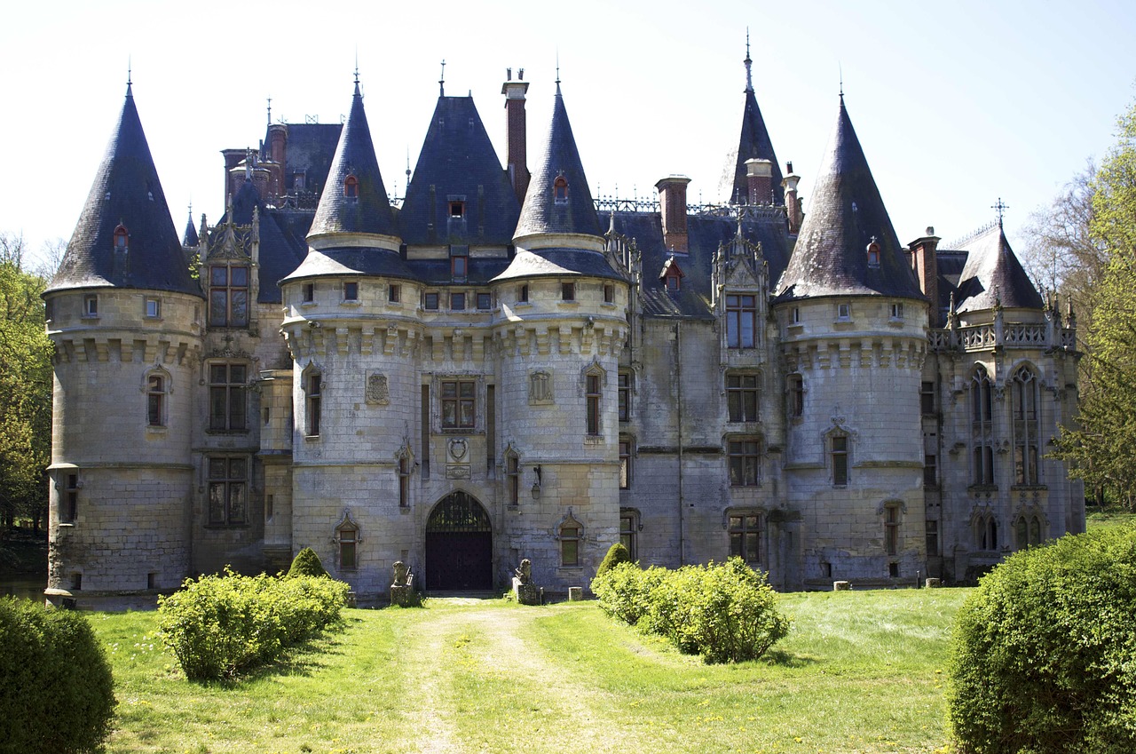 Château De Vigny, Fasadas, France, Šiaurė, Nemokamos Nuotraukos,  Nemokama Licenzija