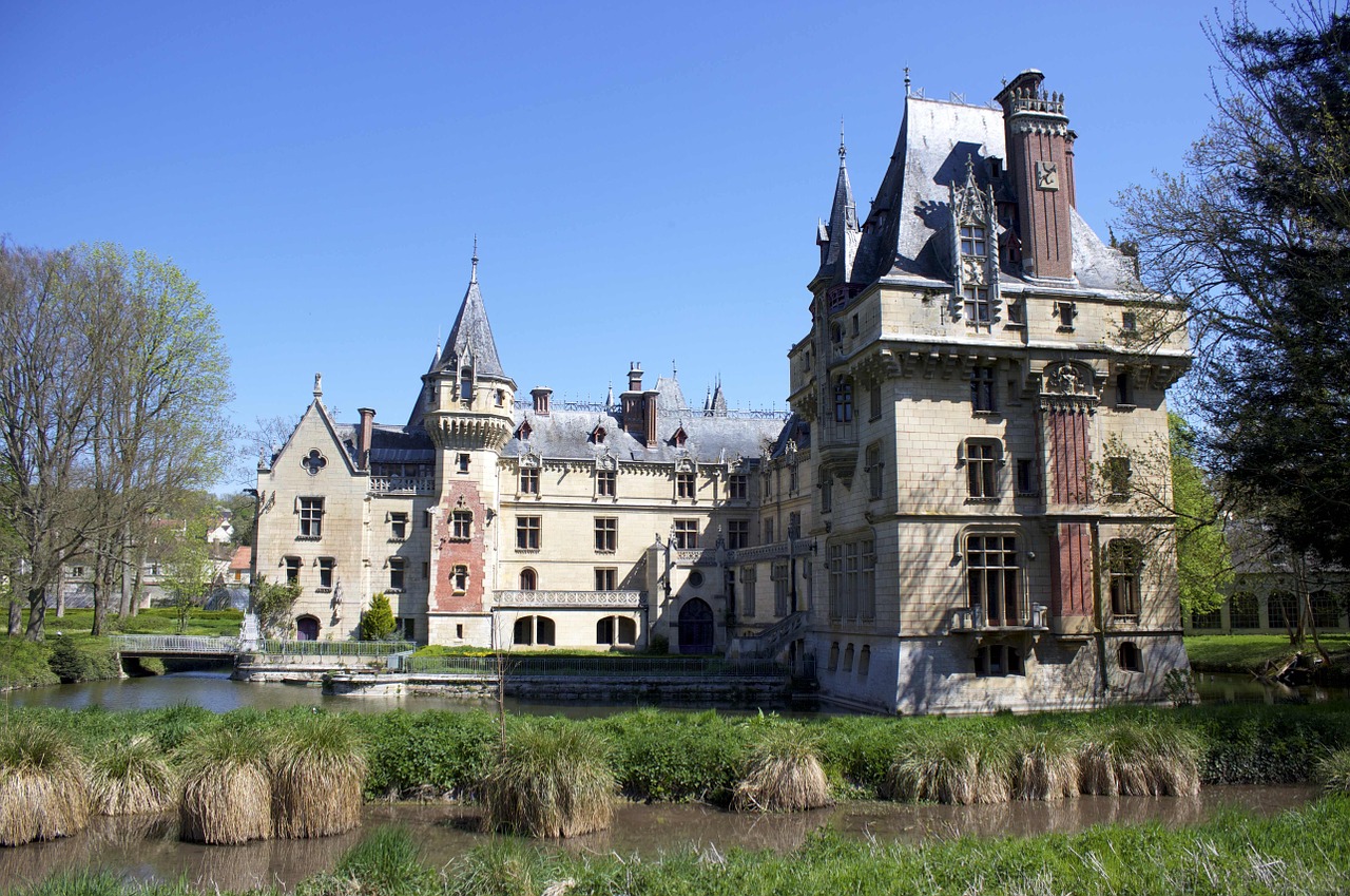 Château De Vigny, Fasadas, France, Šiaurė, Nemokamos Nuotraukos,  Nemokama Licenzija
