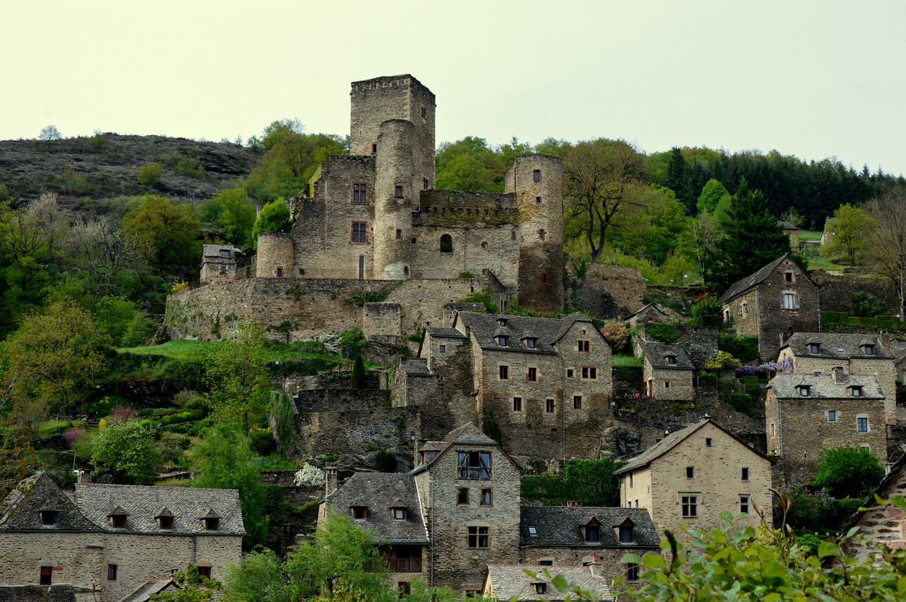 Pilis, Aveyron, Belcastel, Viduramžių, Kaimas, Nemokamos Nuotraukos,  Nemokama Licenzija