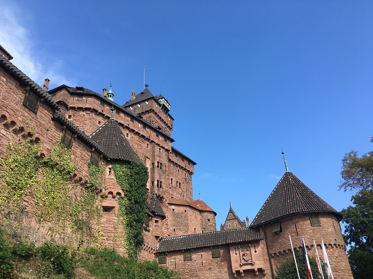 Pilis, Haut-Koenigsbourg, France, Alsace, Paveldas, Pierre, Vidutinis Amžius, Aukštas Koenigsbourg, Nemokamos Nuotraukos,  Nemokama Licenzija