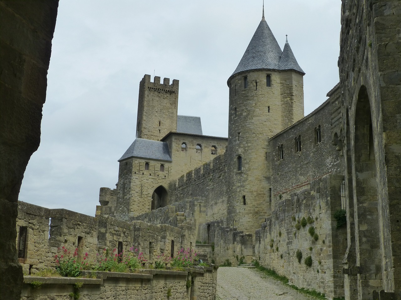 Pilis, France, Mūra, Viduramžiai, Istoriškai, Tvirtovė, Riterio Pilis, Pilis, Tvirtovės, Carcassonne