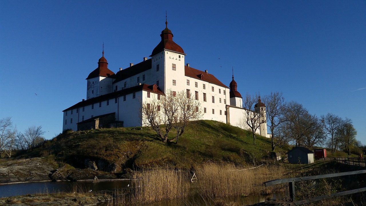 Pilis, Švedija, Ežero Pilis, Lidköping, Nemokamos Nuotraukos,  Nemokama Licenzija