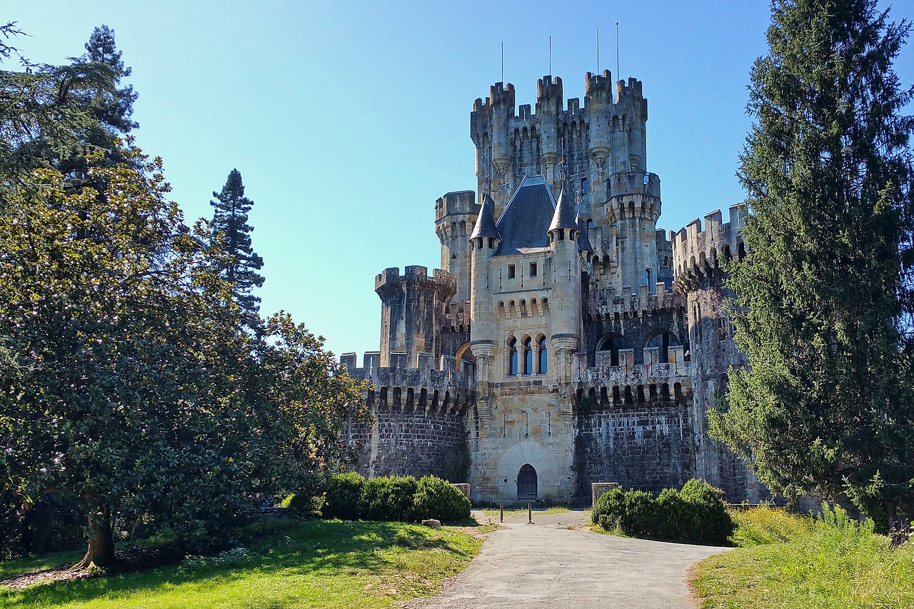 Pilis, Butronas, Bizkaia, Vizcaya, Euskadi, Tvirtovė, Bokštai, Torres, Viduramžių, Turizmas