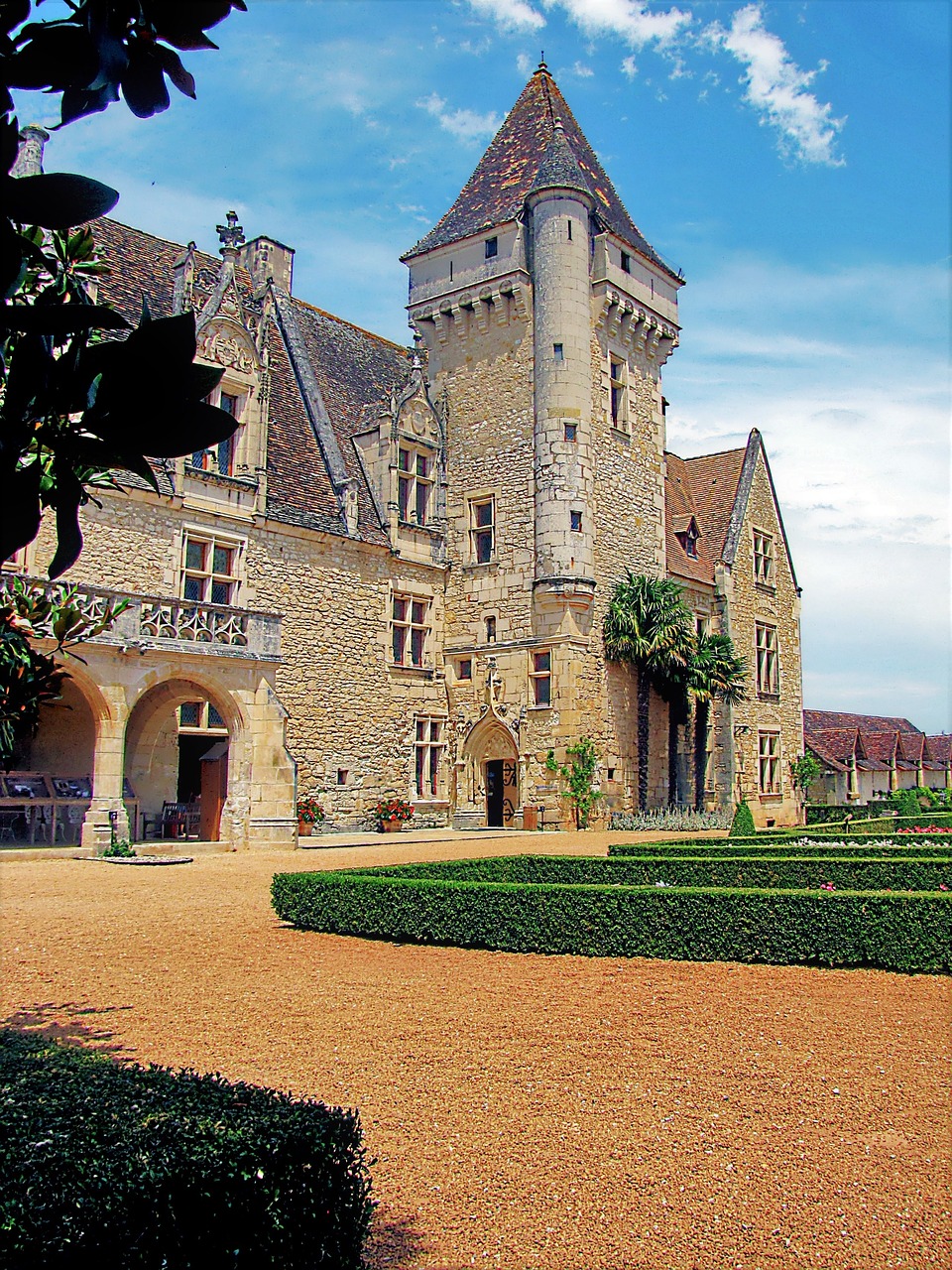 Pilis, Vynas, Pilies Sodas, Prancūzijos Pilis, Dordogne, France, Nemokamos Nuotraukos,  Nemokama Licenzija