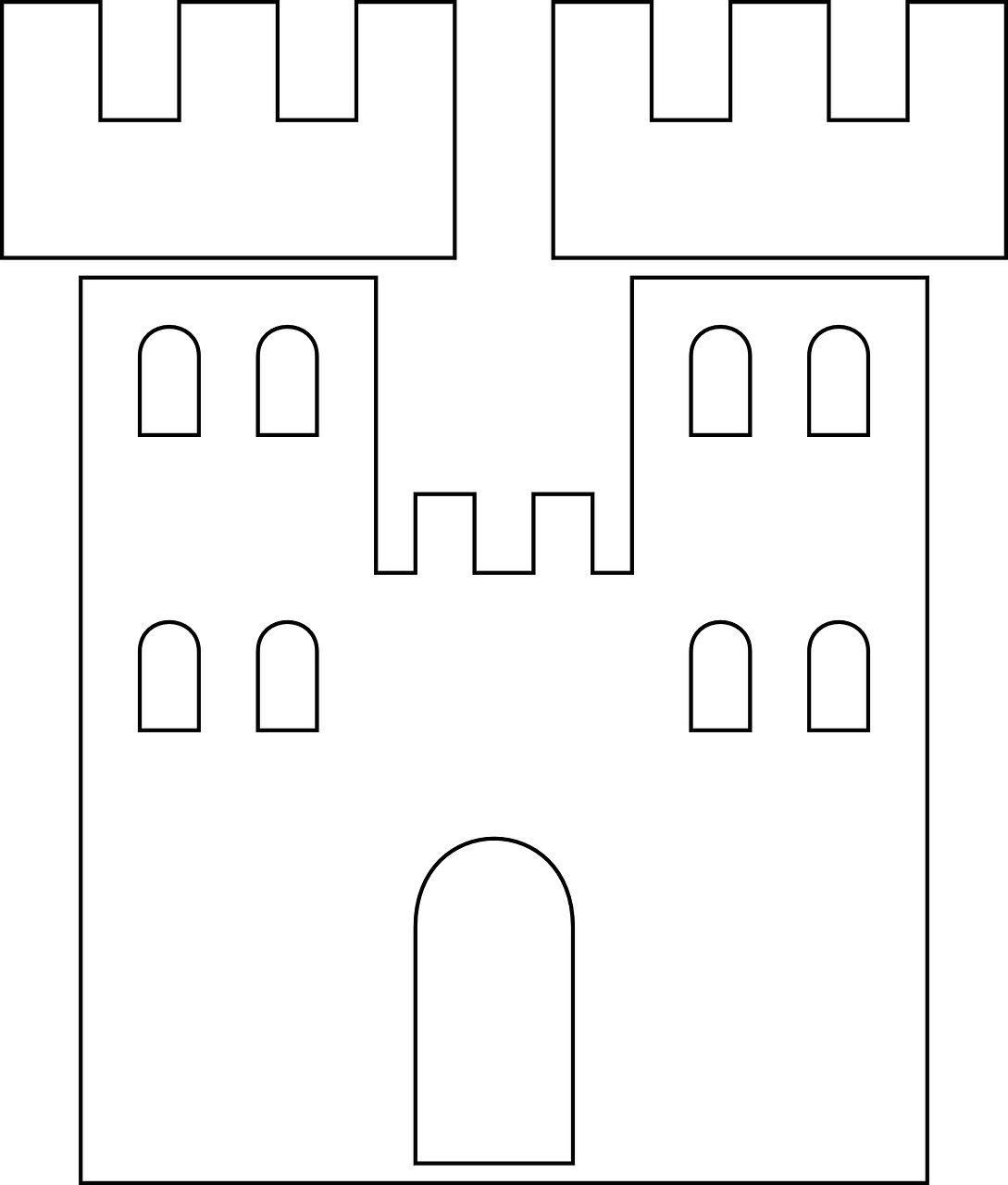 Pilis, Bokštai, Mediena, Langai, Bokštas, Viduramžiai, Milžiniškas, Įvedimas, Nemokama Vektorinė Grafika, Nemokamos Nuotraukos