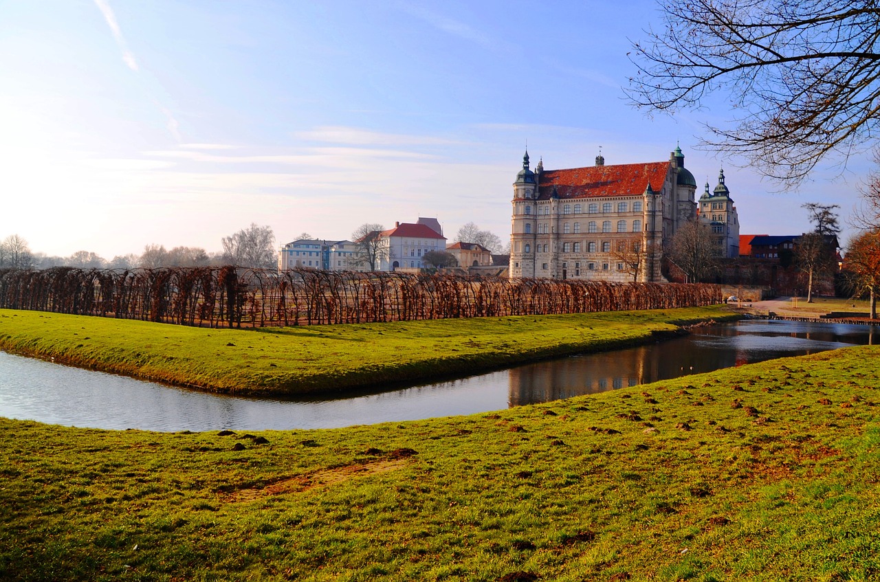 Pilis, Güstrow, Meklenburgas, Vanduo, Nemokamos Nuotraukos,  Nemokama Licenzija